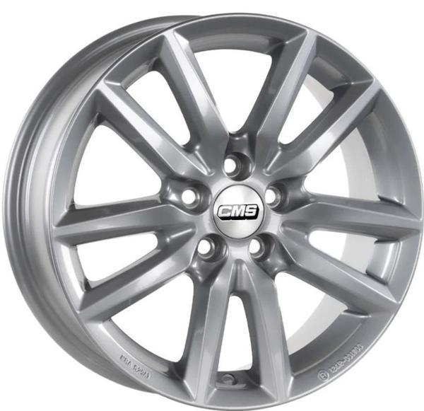 CMS-1275-05 6.5x16" -5x112 ET43 57.1 Racing Silver Jant (4 Adet) - Image 1