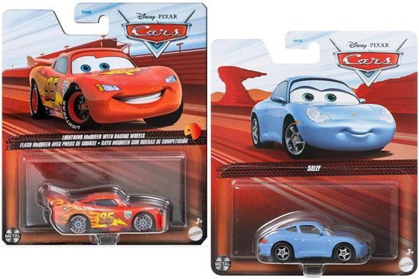 Disney Pixar Cars 2 Araç Set - Lightning McQueen With Racing Wheels & Sally (1/55) - Image 1