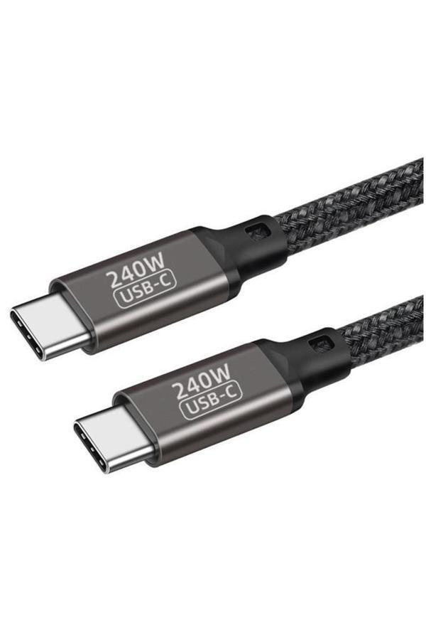 QG02 Type-C to Type-C PD 3.1 Data Kablosu 240W 480Mbps 1 Metre - Image 1