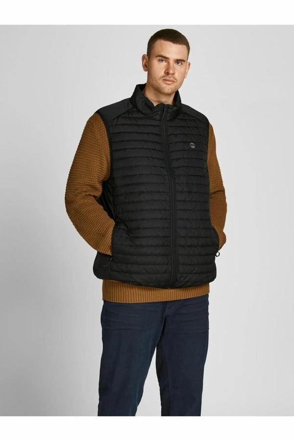 Jack Jones Multı Bodywarmer Erkek Büyük Beden Yelek 12205347 - Image 1