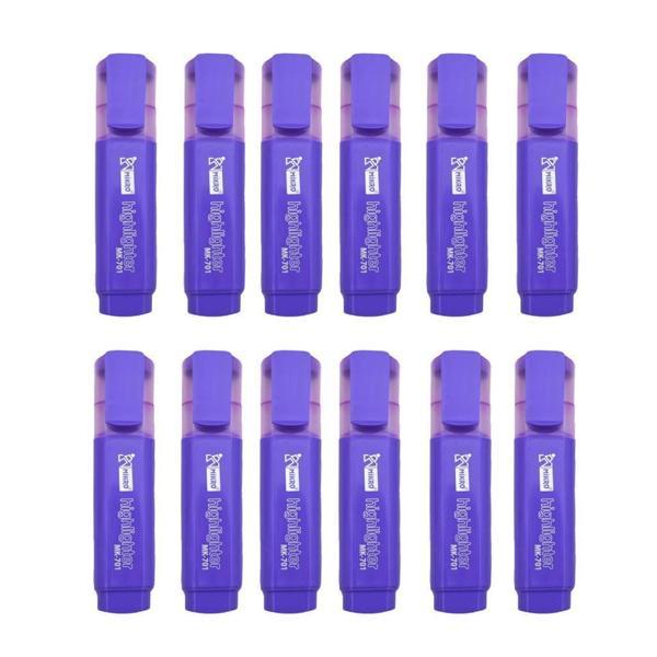 Mikro Fosforlu Kalem Mk 701Mr Mor - 12 Adet - Image 1