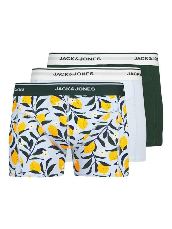 Jack Jones Lemon 3 Lü Paket Erkek Boxer 12286180 - Image 1