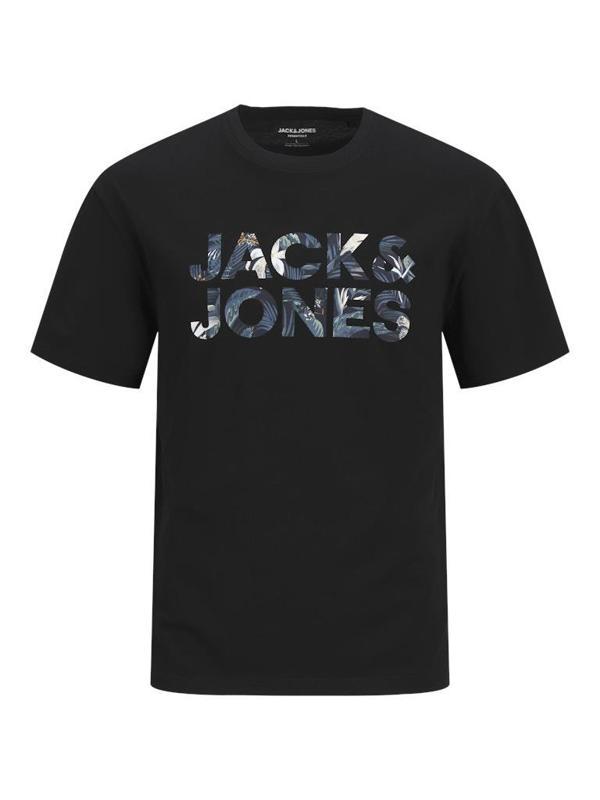 Jack Jones Ebran Logo Erkek Tişört 12268127 - Image 1