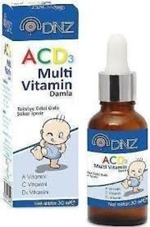Dnz Acd3 Multi Vitamin Damla 30 Ml - Image 1