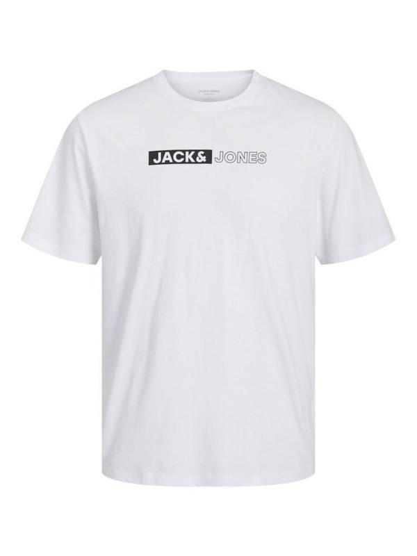 Jack&Jones Corp Logo Play Plus Erkek Tişört 12243630 - Image 1