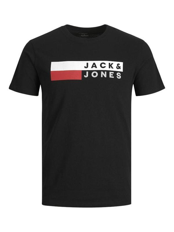Jack Jones Corp Logo Plus Erkek Tişört 12158505 - Image 1