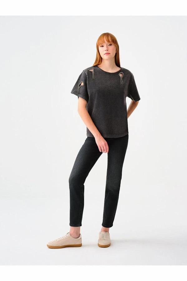 Loft Elena Emıly Antra Wash Kadın Jean Pantolon LF2037061 - Image 1