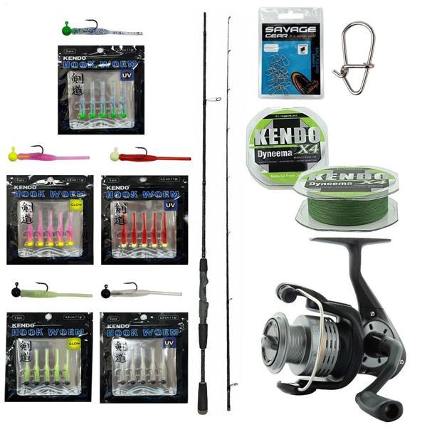 YekOutdoor HookWorm LRF Seti Okuma Epixor Ultra Light Game 213cm 1-8gr Olta Kamışı&Okuma Revenger RV-25 FD Olta Makinesi - Image 1