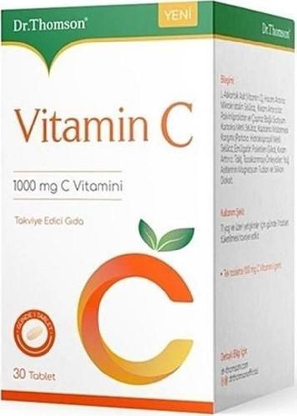 Dr. Thomson Vitamin C 1000 Mg 30 Tablet - Image 1