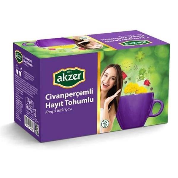 Akzer Civanperçemli Çay - 25 Süzen Poşet - Image 1