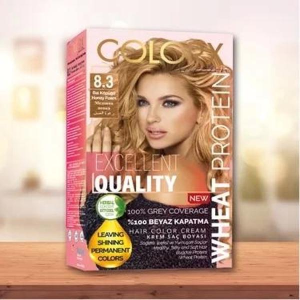 Colorx Saç Boyası Tekli Set - 8.3 BAL KÖPÜĞÜ - Image 1
