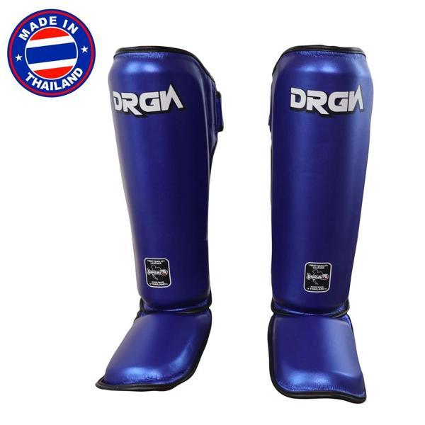 DragonDo DRGN-T52 Hakiki Deri Kaval Koruyucu Mavi Muay Thai Kaval Koruyucu - Image 1