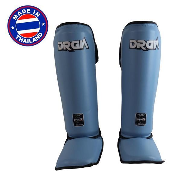 DragonDo DRGN-T52 Hakiki Deri Kaval Koruyucu Turkuaz Kick Boxing Kaval Koruyucu - Image 1