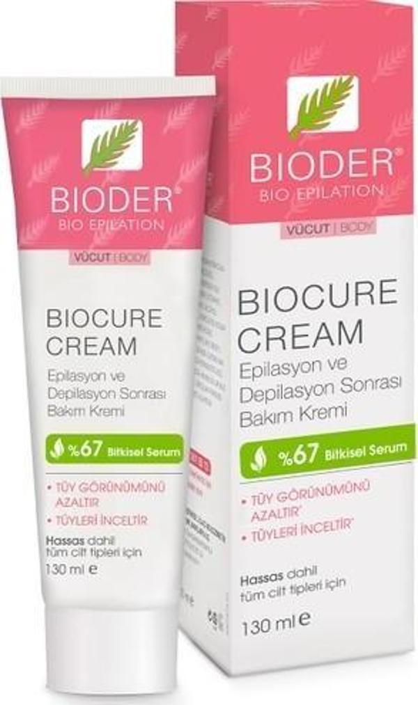 Bioder Biocure Tüy Azaltıcı Vücut Kremi 130 Ml - Image 1