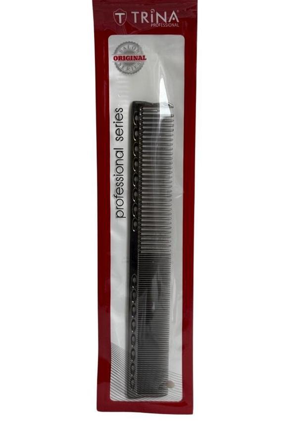 Trina Alüminyum Saç Tarağı Premium 19,5 cm Antrasit Renk - Image 1