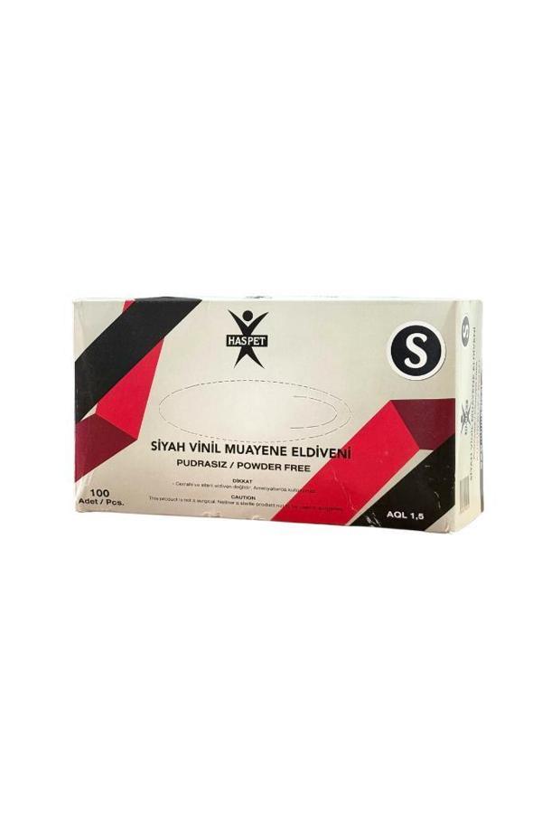 Haspet Siyah Vinil Eldiven S (Small, Küçük) - Image 1
