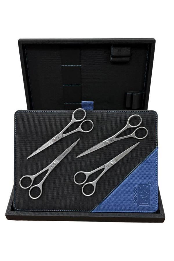 Kasho Kuaför ve Berberlere Özel Mıknatıslı Premium Set Makas Çantası - Image 1