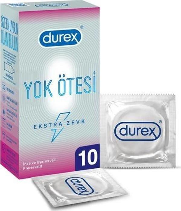 Durex Yok Ötesi Ekstra Zevk Prezervatif 10'Lu - Image 1