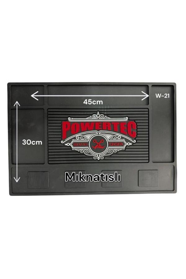 Powertec W-21 Mıknatıslı Premium Kuaför Makine - Araç Gereç Paspası - Image 1