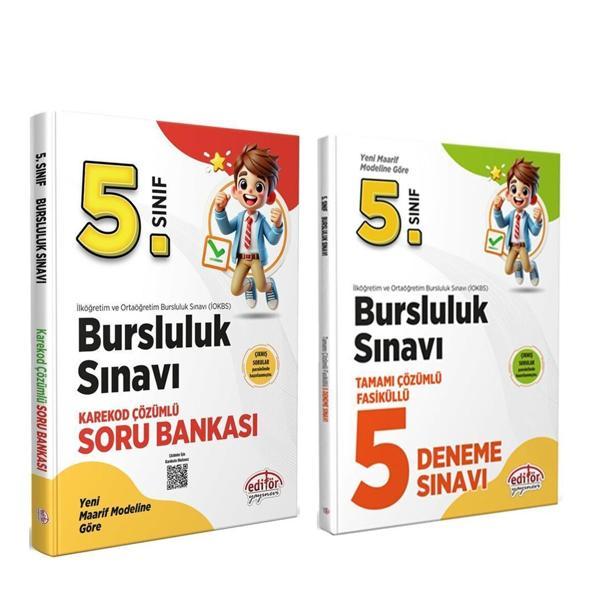 Editör 5.Sınıf Bursluluk Soru ve Deneme Seti 2 Kitap - Editör Yayınevi - Image 1