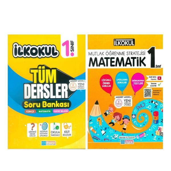 Evrensel İletişim 1. Sınıf Tüm Dersler ve Matematik Mutlak Öğrenme Stratejisi Seti 2 Kitap - Evrensel İletişim Yayınları - Image 1