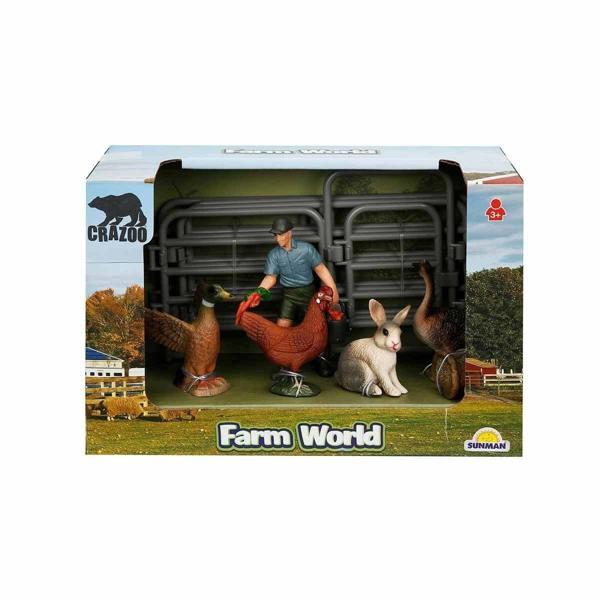 2689 Farm World Çiftlik Hayvanları Küçük Oyun Seti - Image 1