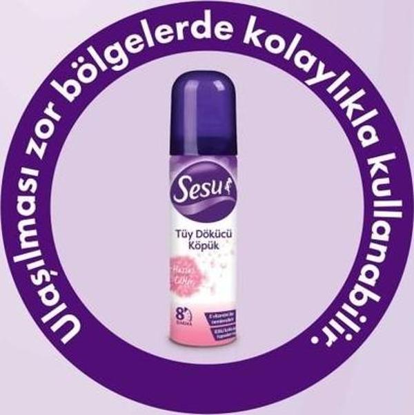 Sesu Tüy Dökücü Köpük Hassas Cilt 150 Ml - Image 1