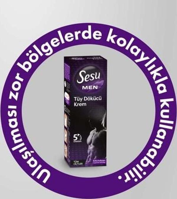 Sesu Tüy Dökücü Krem For Men 100 Ml - Image 1