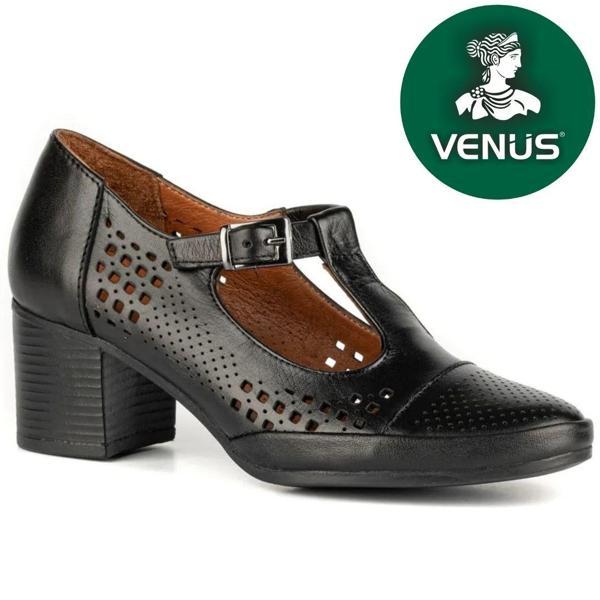 Venüs Cosmos Hakiki Deri Comfort Ortopedik Kadın Topuklu Ayakkabı - Image 1