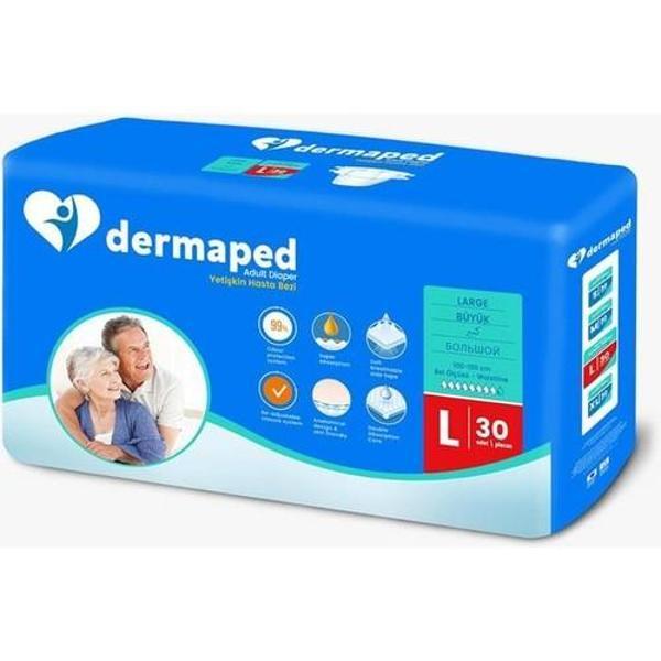 Dermaped Yetişkin Hasta Bezi Belbantlı Large Büyük Boy 30 lu 1 paket - Image 1