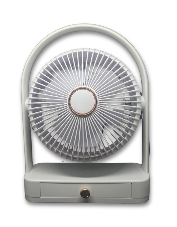 YS2235 Taşınabilir Masaüstü Beyaz Usb Fan - Image 1