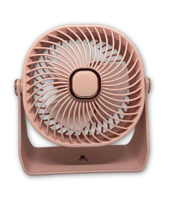 ZB112 Taşınabilir Masaüstü Pembe Usb Fan - Image 1