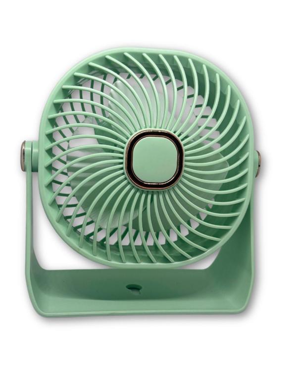 ZB112 Taşınabilir Masaüstü Yeşil Usb Fan - Image 1