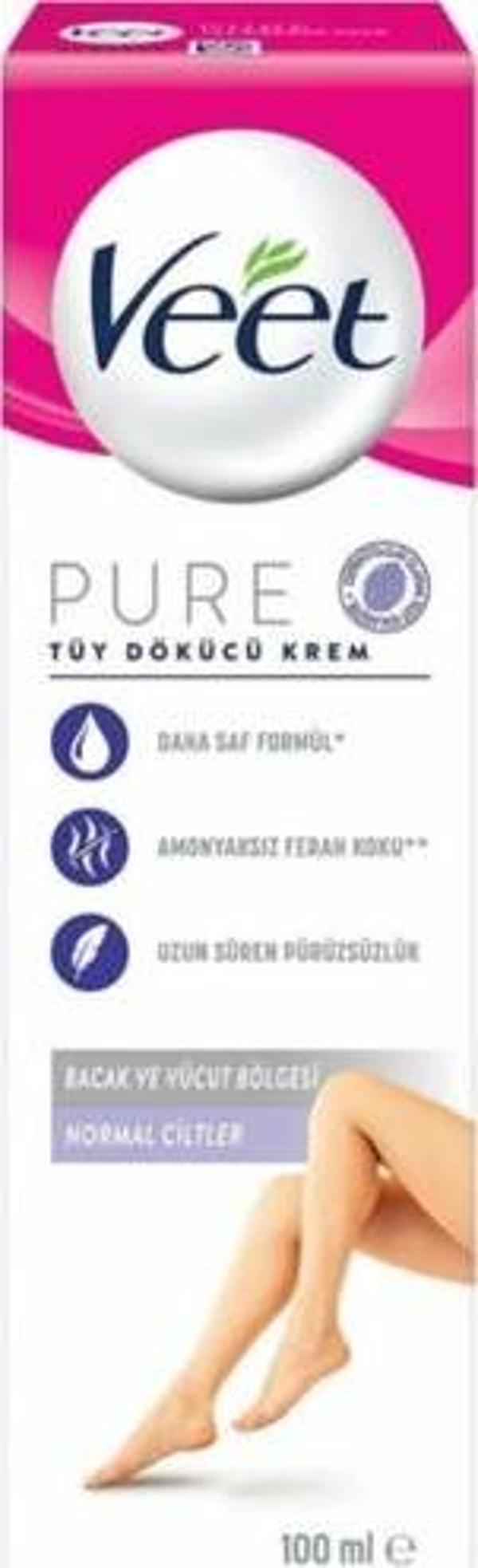 Veet Tüy Dökücü Krem Bacak Vücut Bölgesi Norml 100 - Image 1