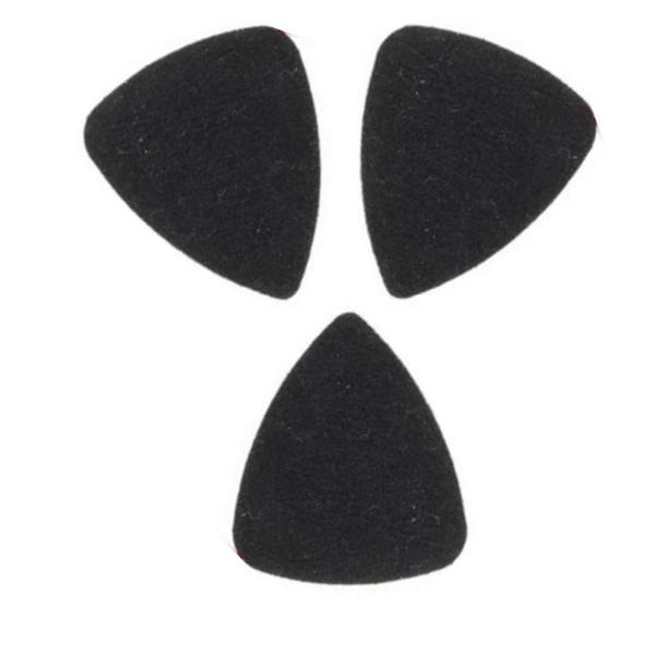 DG01-3BK Keçe Ukulele Penası Siyah (3 Adet) 3mm. Keçe Gitar Penası - Image 1
