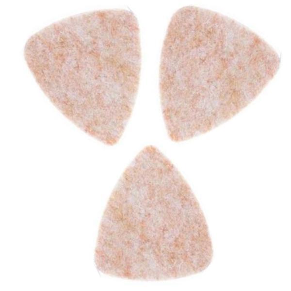 DG01-3Bj Keçe Ukulele Penası Bej (3 Adet) 3mm. Keçe Gitar Penası - Image 1