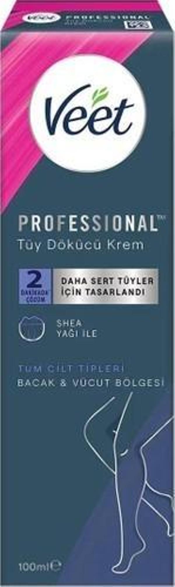 Veet Tüy Dökücü Krem Professional Tüm Ciltler 100 Ml - Image 1
