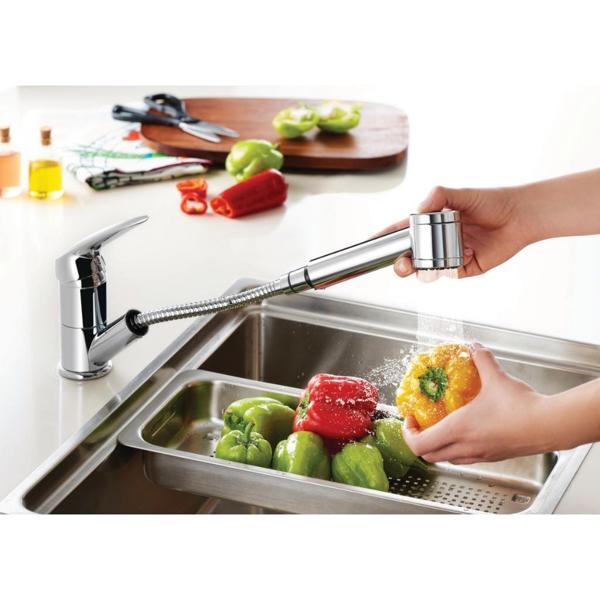 VitrA Harmony A41864EXP Pull-Out Eviye Bataryası, Krom - Image 1