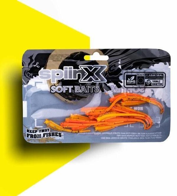 Spıınx Sandworm Lrf Silikon 6Cm 18P Glow Renk: FireTiger - Image 1