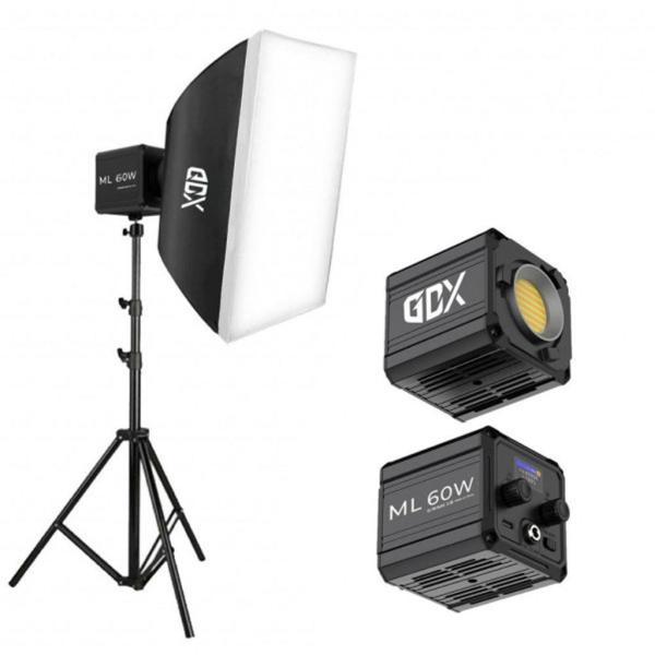 Gdx ML60 Bicolor 60x90 SoftBox Video ve Ürün Çekim Tekli Işık Seti - Image 1