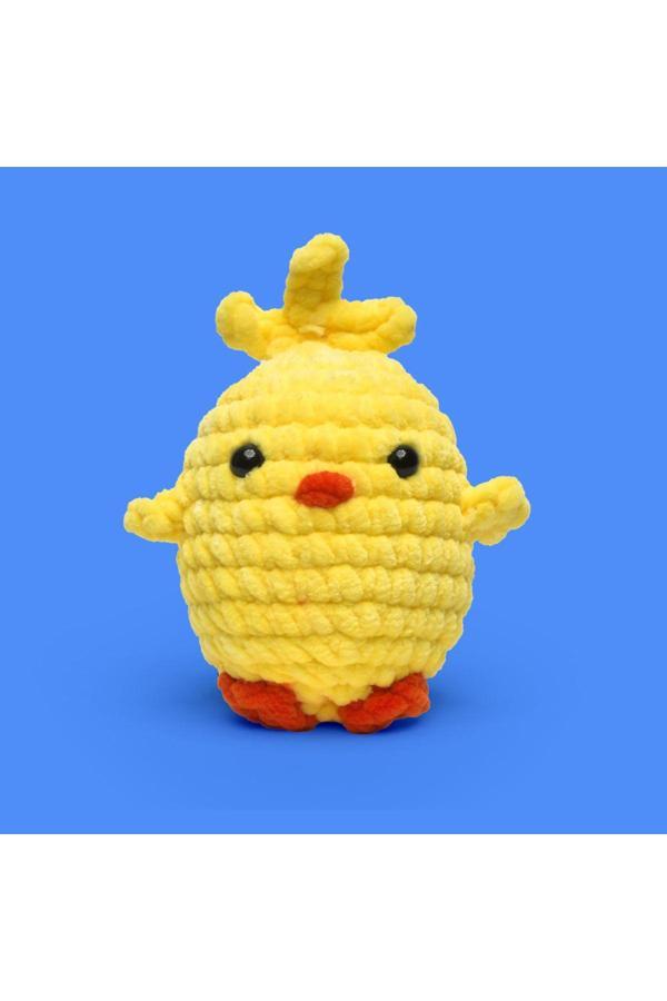 The Gookie Civciv Amigurumi Tığ Kiti, Amigurumi Örgü Seti, Tığ Işi Amigurumi Örgü Oyuncak Seti - Image 1