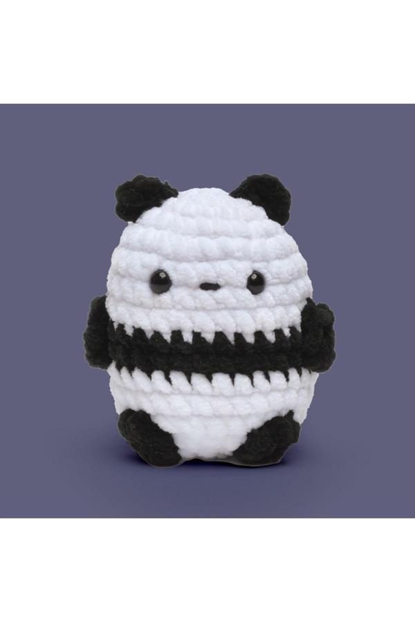 The Gookie Amigurumi Panda Tığ Kiti, Amigurumi Örgü Seti, Tığ Işi Amigurumi Örgü Oyuncak Seti - Image 1