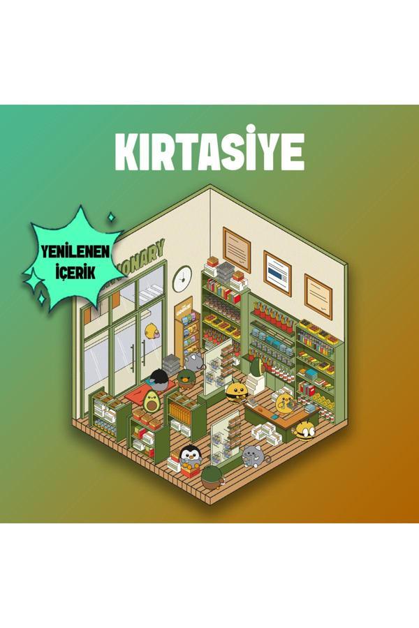 The Gookie Kırtasiye Izometrik Sticker, Yapışkanlı 3D Etiket Çıkartma - Image 1