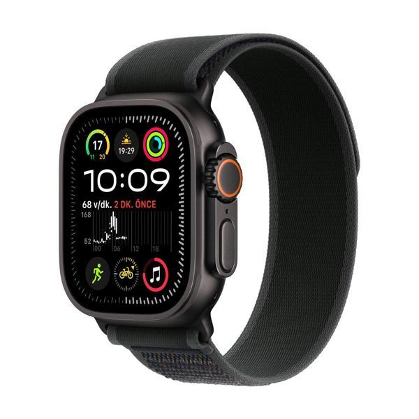 Apple Watch Ultra 2 GPS + Cellular 49mm Siyah Titanyum Kasa Siyah Trail Loop - M/L - Image 1
