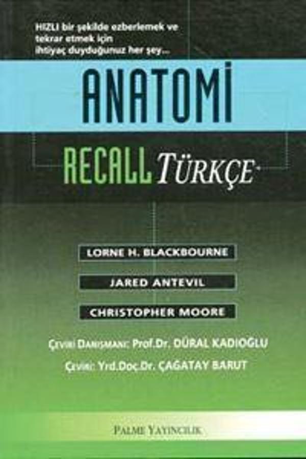 Palme Yayınevi Anatomi-Recall - Palme Yayınları - Image 1