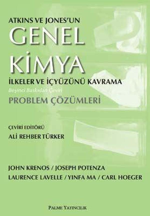 Palme Yayınevi Atkins Genel Kimya İlkeler Ve İçyüzünü Kavrama Problem Çözümleri Kitabı - Palme Yayınları - Image 1