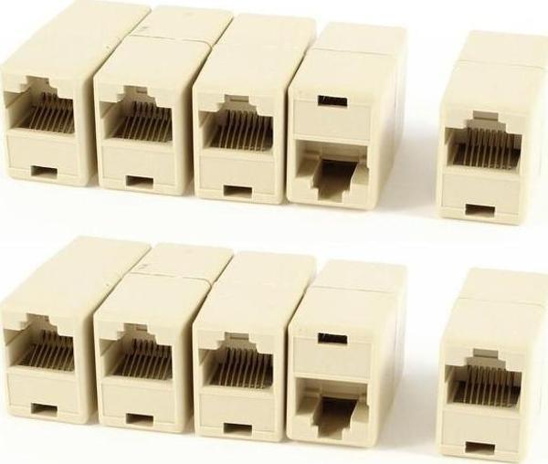 Electroon Cat5-Cat6-RJ45 8P8C Dişi-Dişi - 50Adet - Image 1