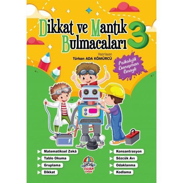 Yağmur Çocuk Yyg Dikkat ve Mantık Bulmacaları - 3 - Yağmur Çocuk - Image 1
