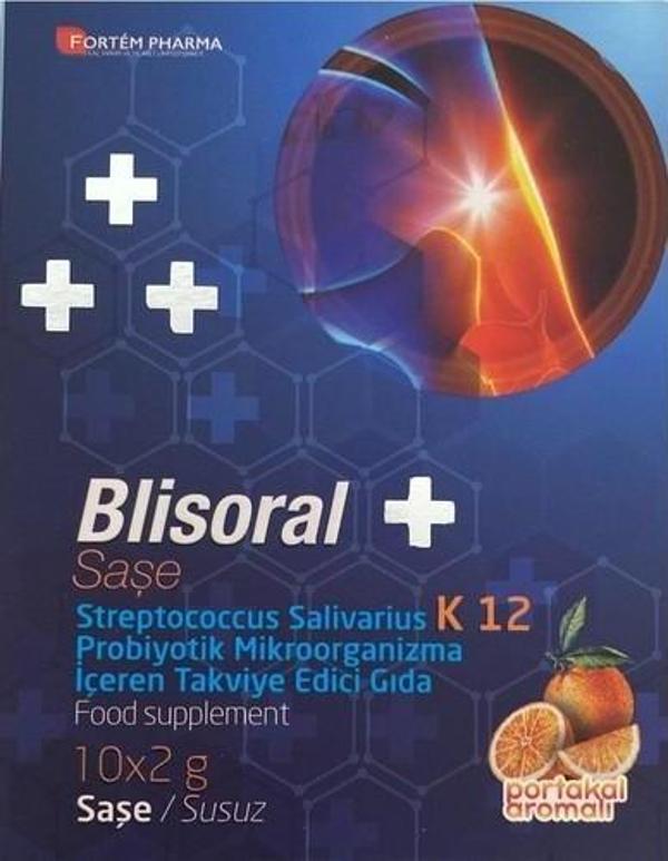 Fortem Blıstoral K12 Portakallı Takviye Edici Gıda 10 Saşe 2 Gr - Image 1