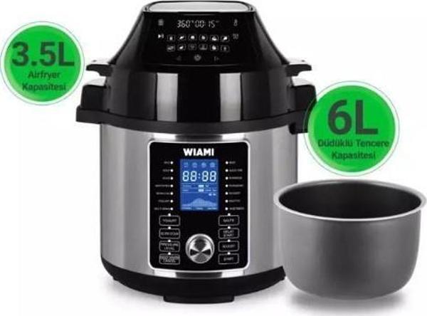 Wiami 2in1 AirFrey Özellikli Çok Amaçlı Pişirici - Image 1
